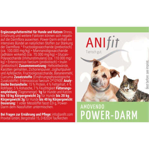Hond Kat Accessories Voedingssupplementen Powerdarm 140g 1 Stuk -4- Anifit